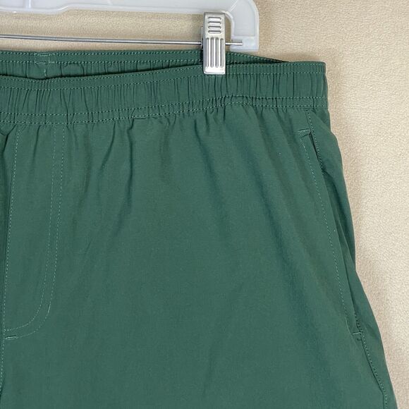 Chubbies Short Mens 2XL Green Athletic 2 in 1 Lined Elastic Waist Performance 7" - Picture 2 of 12